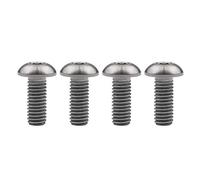 Ruifu M5 Titanium Gr5 Allen Button cap Screws Bolts 8 10 12 mm for Bicycle Water Bottle Cage (Pack of 4) (M5x12 mm)