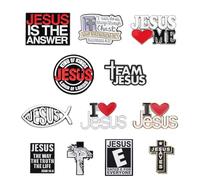 RUIFUU 12Pcs Christian Enamel Pins,Inspirational Faith-Based Lapel Pins for Jackets, Backpacks, Hats & More - Collectible Religious Accessories - Great Gift for Believers & Church Members