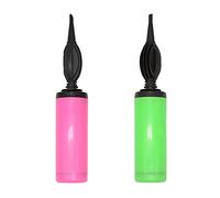 RUIFYRAY Balloon Air Pumper,Double-Way Air Intake Hand Pump for Balloons,Exercise Balls, Yoga Balls,Balloon Garland,Party Decorations Accessories (2pcs(Green + Pink))