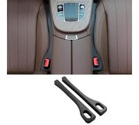 RUIHAHA 2Pcs Car Seat Gap Filler for Volvo V50 V40 S60 S80 C30 V60 V70 XC60 S40 XC90 XC70 850 Universal Car Seat Leakproof Plugging Strips Crevice Gaps Filler Interior Accessories,A-Black