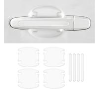 RUIHAHA 8PCS Car Door Handle Protector Stickers for BYD Song Plus SEAL U DMi/EV 2020-2025, Transparent, Stainless Steel Finish, PVC Material, Door Handles