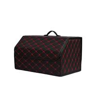 RUIHAHA Car Boot Organiser Storage for Ford Mustang Mach-E 2021-2022 2023 2024 Boot Tidy Organiser Trunk Storage Box Multifunctional Bag Accessories,B/Blackred-XL