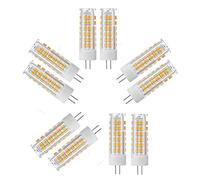 Ruihua G4 7W LED Light Bulbs(70W Halogen Lamp Equivalent) 700LM G4 Mini Capsule Bulbs,Not Dimmable Warm White 3000K Bi Pin Base G4 Bulbs for Home Ligting AC 220-240V,Pack of 10