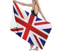 RUiillg Beach Towels Microfiber,Union Jack Flag Uk Large Bath Sheet Lightweight Beach Towel Perfect For Family Hotel Travel Swimming Fitness Sports