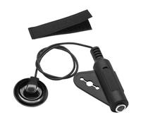RuiJOTWAT 1 Piezoelectric Contact Microphone Guitar Pickup Buzzer Eq Patch Musical Instrument Pickup For Guitar Violin Ukulele Etc. Wire Length 40Cm Black