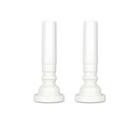RuiJOTWAT 2 white youth trumpet plastic mouthpieces, wind instrument 7C trumpet mouthpieces