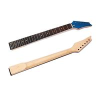 RuiJOTWAT 24 Fret Electric Guitar Neck For Ibz Parts Replacement Maple With Rosewood Fretboard Blue