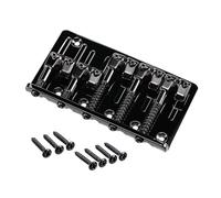 RuiJOTWAT 5-String Bass Bridge Hardtail Bass Bridge For Electric Bass Replacement Parts Black