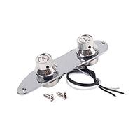 RuiJOTWAT Chrome Control Plate For Fender 51 P Bass Guitar
