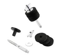 RuiJOTWAT Cymbal Stand Hose Holder Stacker Mount Boom Arm Clamp Small Bracket Felt Attachment Baby Drum Hardware Silver