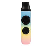 RuiJOTWAT Double-membrane kazoo plays ABS zuka flute guitar accompaniment instrument high-gloss three-color gradient