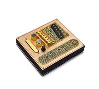 RuiJOTWAT For Antiquity Tele Pickup Set Neck & Bridge Control Line Gold
