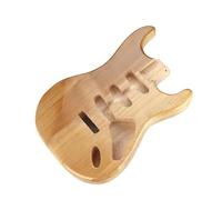RuiJOTWAT Unfinished ST Guitar Body in Solid Paulownia Wood Painted SSS Pickups