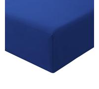 RUIKASI King Fitted Sheet Deep - Royal Blue Bottom Sheet for Kingsize Bed with 40cm 16 Inches Extra Deep Sided Pocket, Soft Microfiber Bedsheet Ultra Deep Fit with Mattress