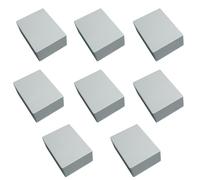 Ruikcoll 8 Pcs Waterproof White ABS Plastic Case for DIY Power Junction Box 100x60x25mm