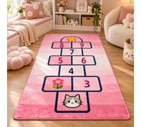 RUILBJM Hopscotch Play Rug Soft Non-Slip Washable Area Rug for Bedroom Playroom Home Decor (COLOR-1,120x160cm)