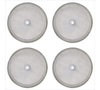 Ruilida 4pcs french press filter screen,Universal 1000 ml, 34 Oz, 8 Cup French Press Coffee Makers and Tea Machines 4 Inch Stainless Steel French Press Replacement coffee filter mesh