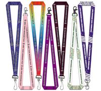 Ruilidesg Custom Lanyard, Personalized lanyards, Lanyard Bulk, Teachers Students Id Badges, Design Customized with TEXT/LOGO