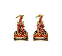 Ruilin MTB Bike Head Badge Decals Stickers BMX Foldable Bike Frame Sticker (Raleigh)