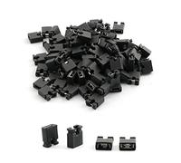 RuiLing 200-Pack 2.54mm Black Standard Header Pin Jumper Cap for Hard Drive CD DVD Motherboard Arduino DIY Accessories,Short Connection Block Circuit Board Shunts Short Circuit Cap