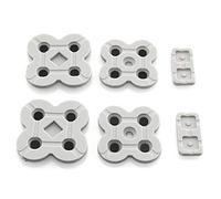 RuiLing 2Set Conductive Rubber Button Pad Silicone Dpad Replacement Part for NDSL/DSL/Nintendo DS Lite Game Repair