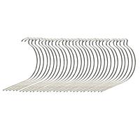 RuiLing 30pcs Picture Frame Hanger Stainless Steel Wire Twist Hercules Hook for Wooden Wall Artwork No Trace Small Hole