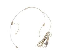 Ruilogod 1.2m 4ft Cable Headset Double Ear 3.5mm Mono Connector Mic Head Worn Microphone Beige (id: c9d 0a7 786 0fc a50 (id: c9d 0a7 786 0fc a50