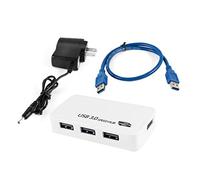Ruilogod 54cm 21" Cable Hi-Speed 4 Ports USB 3.0 Hub White for PC Computer (id: ce1 619 68e 64f dcc (id: ce1 619 68e 64f dcc