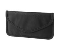 Ruilogod Black Nylon Two Compartment Anti-Static Coin Bag Pouch for Cell Phone (id: 6c8 462 5a1 850 af5 (id: 6c8 462 5a1 850 af5
