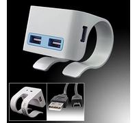 Ruilogod Clip-On-Hub 4 in 1 Portable PC Notebook USB 2.0 Hub (id: 4f9 c3e a84 272 087 (id: 4f9 c3e a84 272 087