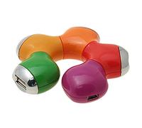 Ruilogod Psychedelic Colorful Mini Flexible Hi-Speed 4 Port USB 2.0 Hub (id: 7ba ba2 852 fd5 275 (id: 7ba ba2 852 fd5 275