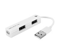 Ruilogod White High Speed 4 Ports USB 2.0 Hub Splitter Adapter for Notebook (id: 457 d2e 2d6 496 444 (id: 457 d2e 2d6 496 444