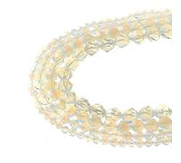 Ruilong AA+ Grade Faceted Natural Stone DIY Precious Gemstone Loose Strand Beads for Jewelry Making (Opal, 8MM)