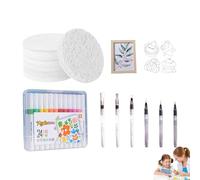 Ruilonghai Foam Paint for Crafts | 3D Texture Drawing Toy,Creative Preschool Learning Activities, Educational Handcraft Activities for Home School Classes Handcraft Projects