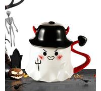 Ruilonghai Halloween Mugs,Cute Funny Ceramic Ghost Cups | Season Decoration for Friends Birthday School Offices Teens Housewarming Fall Family Boys Party Girls Men Youth
