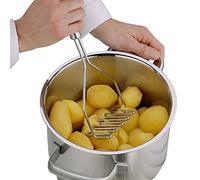 Ruilonghai Potato Masher, Premium Masher Kitchen Tool, Heavy Duty Potato Masher Stainless Steel, Metal Wire Mashed Potatoes Masher for Mashing Avocado, Bean, Vegetables, Food, Dishwasher Safe,9.8 in