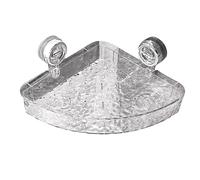 Ruilonghai Raidley No Drill Clear Wall Caddys, Raidley Bathroom Storage Shelf, No Drilling Required, Corner Shower Shelves, Suction Cup Storage Innovation, for Home Storage (Color : Transparent)