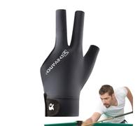 Ruilonghai Three Finger Pool Gloves Billiards | Comfortable Non-Slip Women's 3 Finger Pool Gloves | Soft Lightweight 3 Training Accessories For Billiards Beginners Women Men Teens