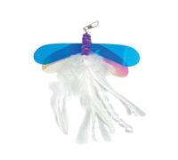 Ruilonghai Toy, Dragonfly Cat Teaser, Interactive Kitten Toy Rod, Pet Accessories Cat Toy Replacement for Kitties Indoor Cats Small Pets Playing