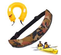 Ruilonghai Waist Life Preserver Belt | Waist Pouch Pack,Compact Survival Aid with Whistle Reflective Tool for Sports Fishing Men Paddelboarding Outdoor Kayaking