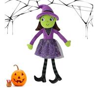 Ruilonghai Witch Doll | Halloween Witch Plush Toy | Lovely Soft Skin-Friendly Decor for Indoor Offices Bed Party Girls Kids Living Room Decoration