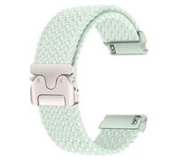 RUIMAYA Nylon Watch Bands Compatible with Garmin Venu 4 41mm/Fenix 8 43mm/Tactix 8 47mm, Watch Strap 18mm 20mm 22mm Compatible with Forerunner 255S/265S/7S Pro Solar/Fenix 8 47mm, Pale Mint, 18mm