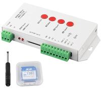 ruimeimei T1000S LED RGB Full Color Programmable Pixel Controller DMX512 SD Card DC5V -24V for WS2811 2801 LPD8806 6803 1903 LED Strip