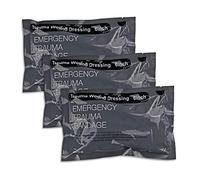 RUIMI Israeli Bandage Vacuum Sterile Compression Bandages for First Aid Emergency Battle Wound Dressing Self-Rescue (6 Inch 3 Pack, 6 Inch)