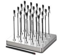 Ruimooto Professional Third Hand with Magnetic Base. 20 x Flexible Alligator Clips, 1 Brush and 1 Iron Box Base - Ideal for Soldering Aid, Model Making Accessories and Board Holder