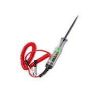 Ruimooto Voltage Tester Car Circuit Test Pen, 5-120 V DC, Digital LCD Indicator, Crocodile Clip, Spring Wire, Car Test Lamp