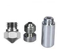 Ruimou 0.4mm MK10 All Metal Hotend Nozzle Kit, Throat Nozzle Kit, for 3D Printer