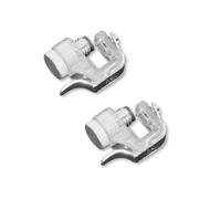 Ruimou 1 Pair Silver Metal Mobile Shooting Game Controller Joystick Suitable for Mobile Game Controller/Mobile Shooting Triggers