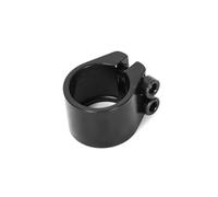 Ruimou 1 x black aluminium alloy bicycle seat clamps, 28.6 mm, suitable for attaching MTB/BMX bicycle seat posts