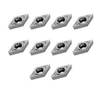 Ruimou 10 PCS DCMT070204 Carbide Inserts,Turning Blade Machine Accessories, CNC Lathe Carbide Inserts Cutters